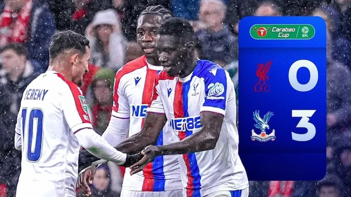 The Eagles Terbang Tinggi! Crystal Palace Singkirkan Liverpool Lewat Aksi Sarr