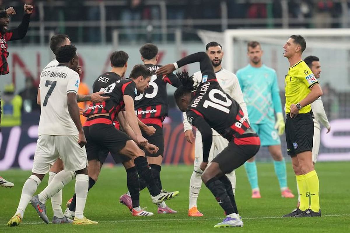 AC Milan vs Lazio: Kontroversi VAR, Usiran Allegri, dan Gol Leão yang Bawa Rossoneri ke Puncak