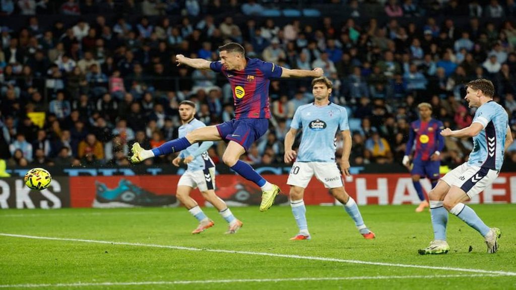 Barca Pesta Gol di Kandang Celta Vigo: Lewandowski Jadi Bintang Lapangan