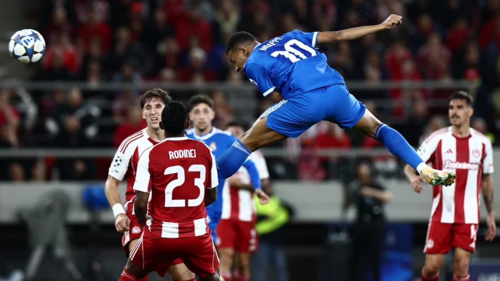 Drama Olympiakos vs Real Madrid: Kylian Mbappé Bintang Utama dengan 4 Gol