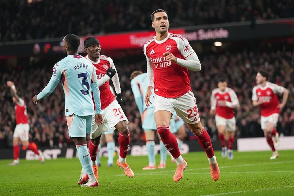 Hasil Pertandingan Arsenal vs Brentford: Gol Merino dan Saka Mantapkan The Gunners di Puncak Klasemen