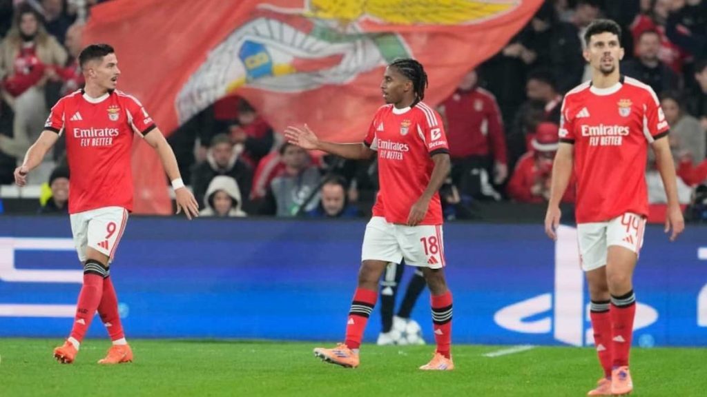 Hasil Benfica vs Napoli