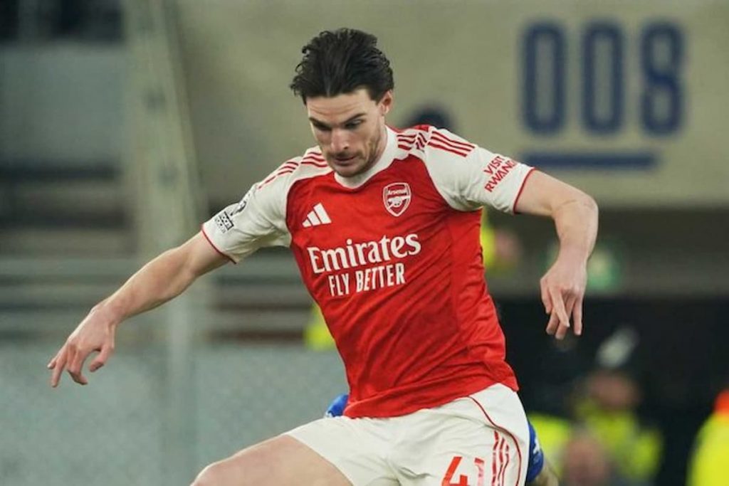 Man of the Match Everton vs Arsenal: Declan Rice, Penguasa Lini Tengah yang Tak Tergantikan