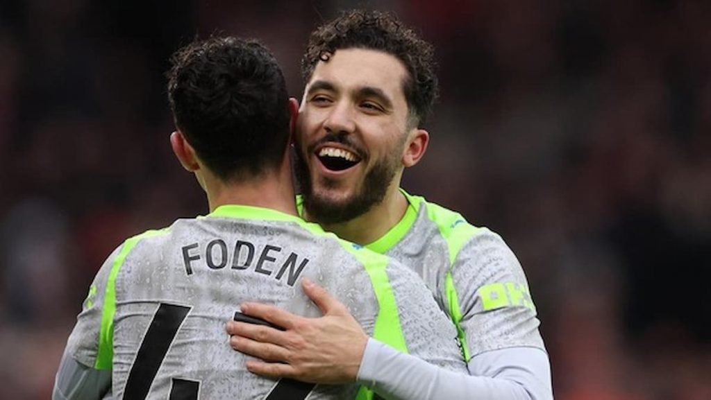 Hasil Nottingham Forest 1–2 Manchester City