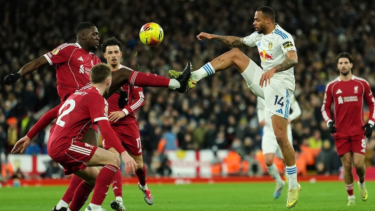 Hasil Liverpool vs Leeds United