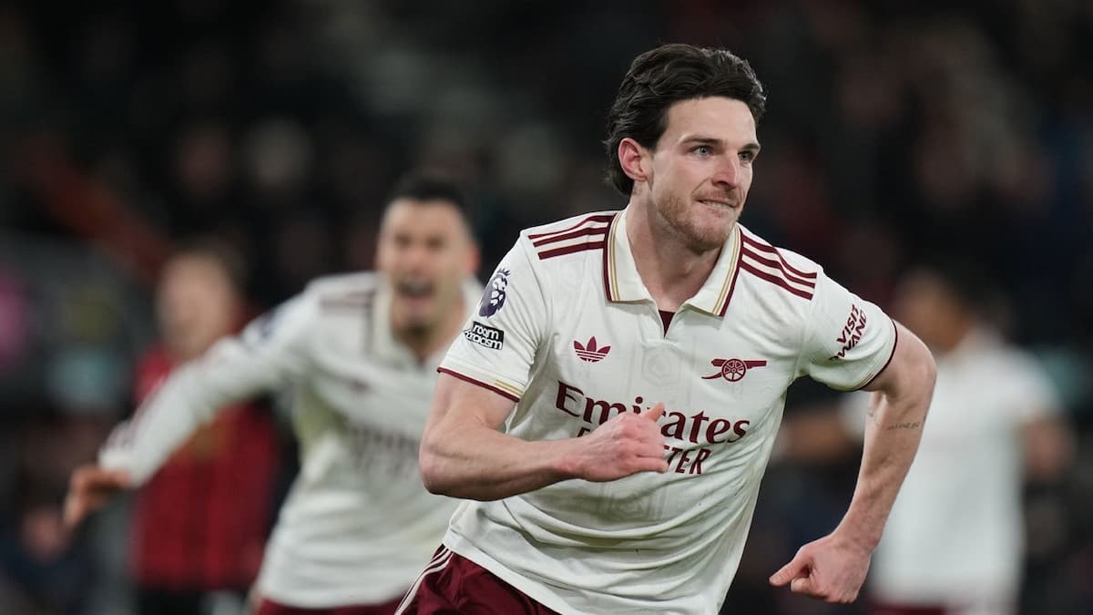 Declan Rice: Man of the Match Saat Arsenal Menang Dramatis 3-2 atas Bournemouth