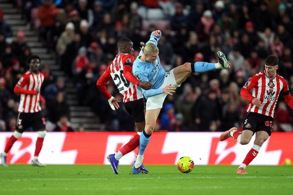 Hasil Sunderland vs Man City