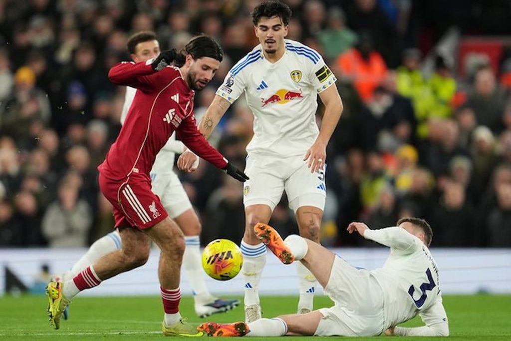Hasil Liverpool vs Leeds United